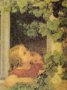 Georg Friedrich Kersting, Kinder am Fenster
